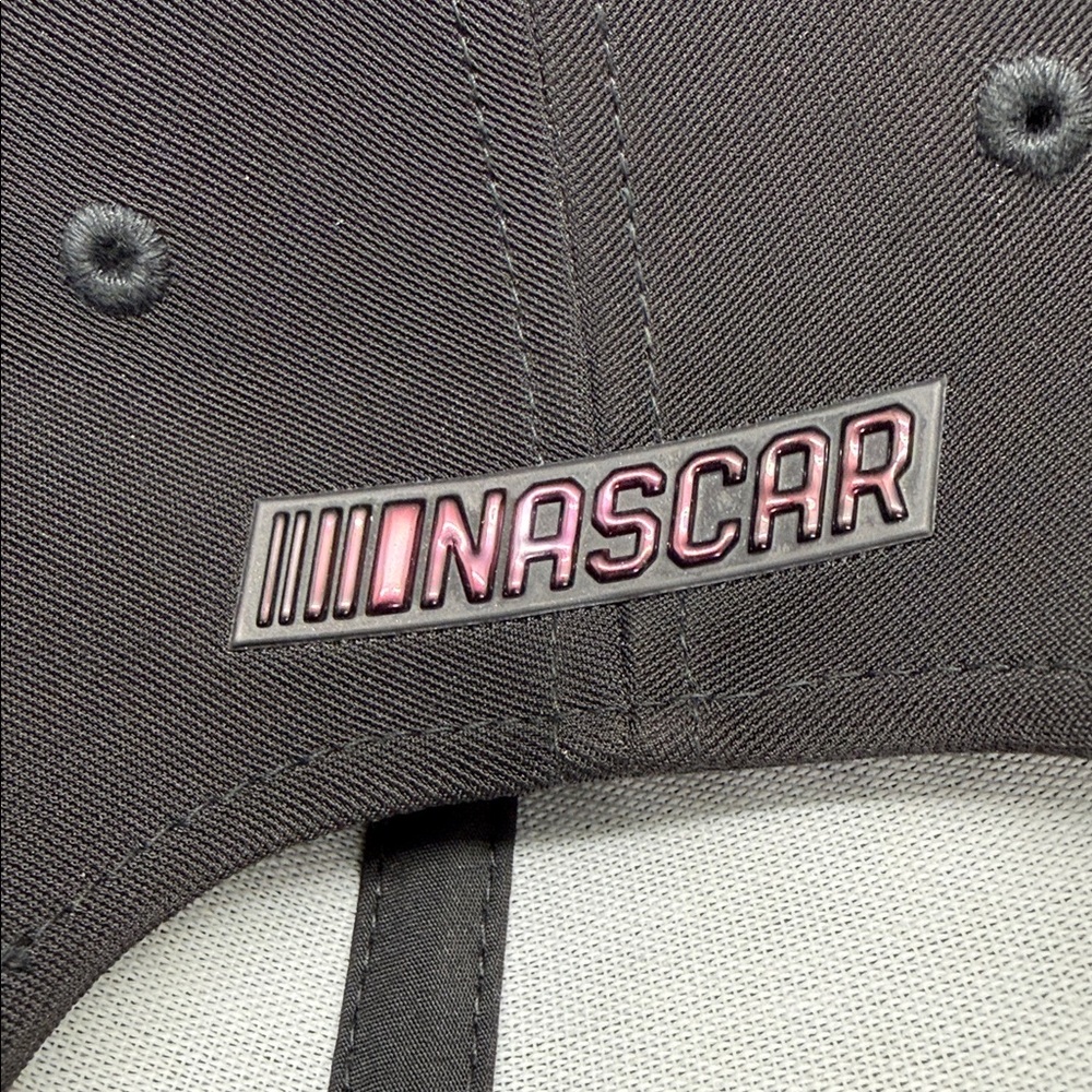 NASCAR Official Black Cap with Metallic Accent NASCAR Emblem with NASCAR back - Picture 3 of 5